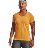 Under Armour Womens Tech Twist V-Neck Short Sleeve Shirt - Quick-Drying and Ultra-Soft