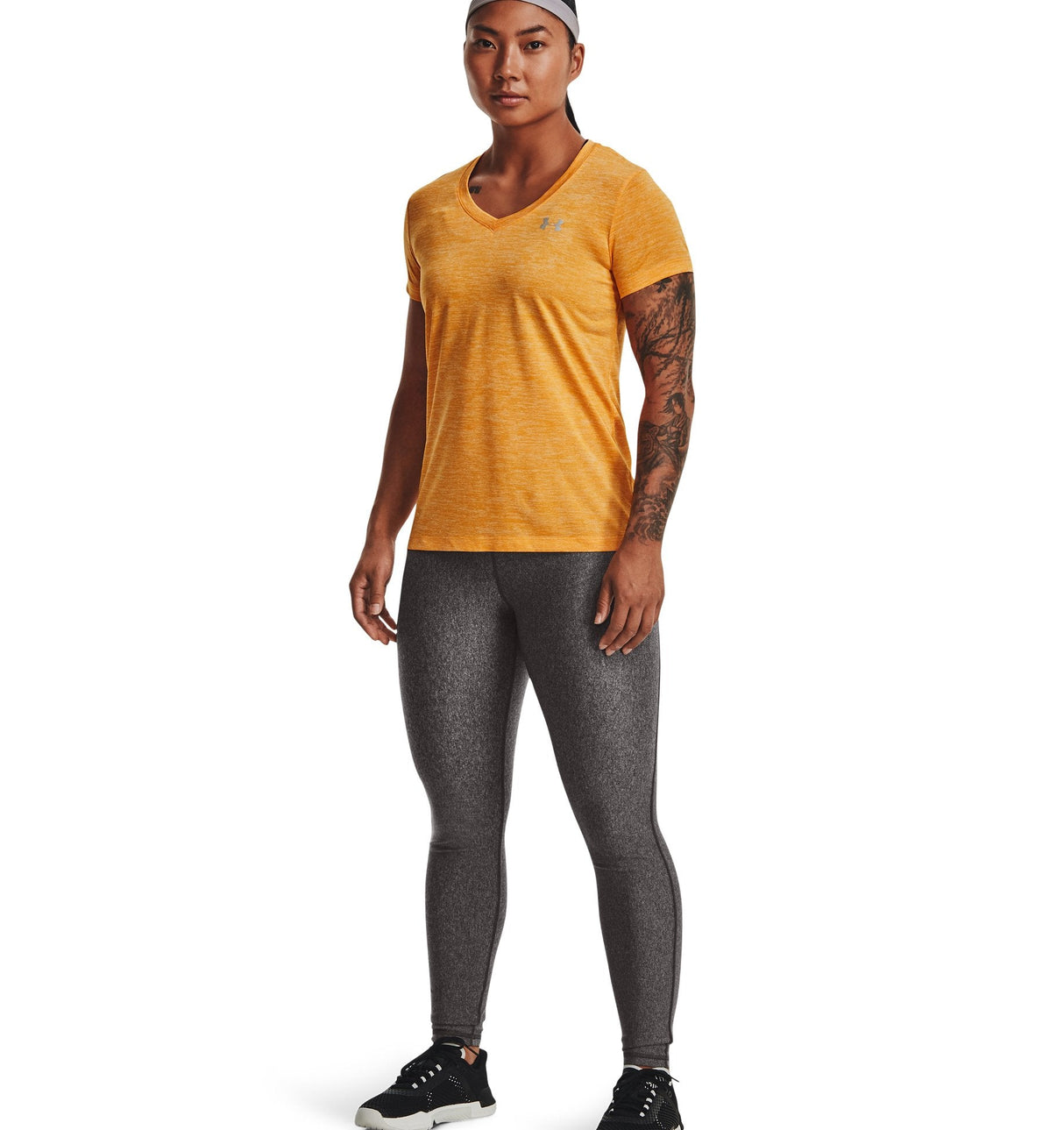 Under Armour Womens Tech Twist V-Neck Short Sleeve Shirt - Quick-Drying and Ultra-Soft