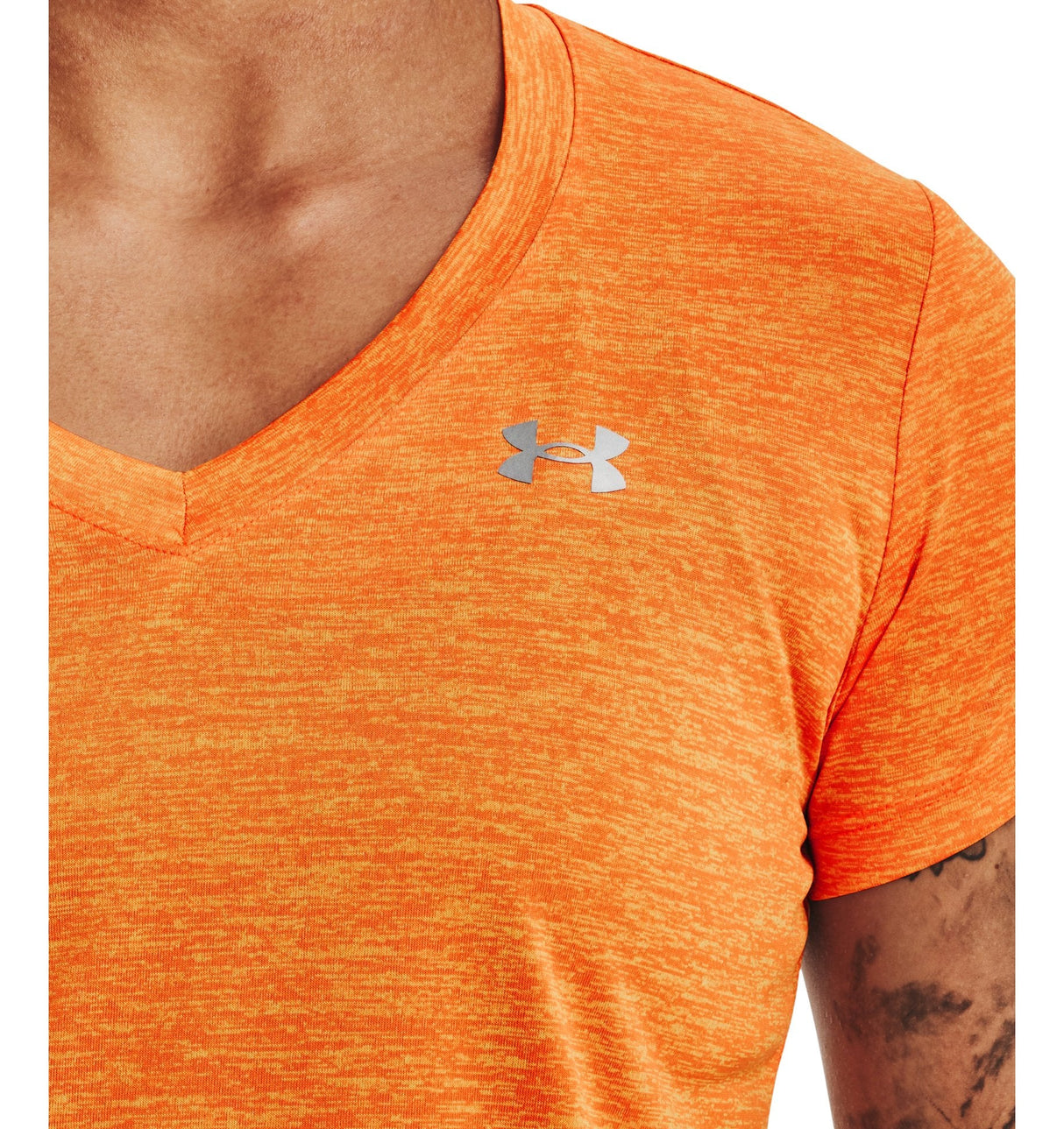 Under Armour Womens Tech Twist V-Neck Short Sleeve Shirt - Quick-Drying and Ultra-Soft