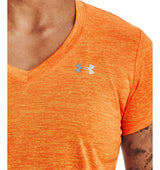 Under Armour Womens Tech Twist V-Neck Short Sleeve Shirt - Quick-Drying and Ultra-Soft
