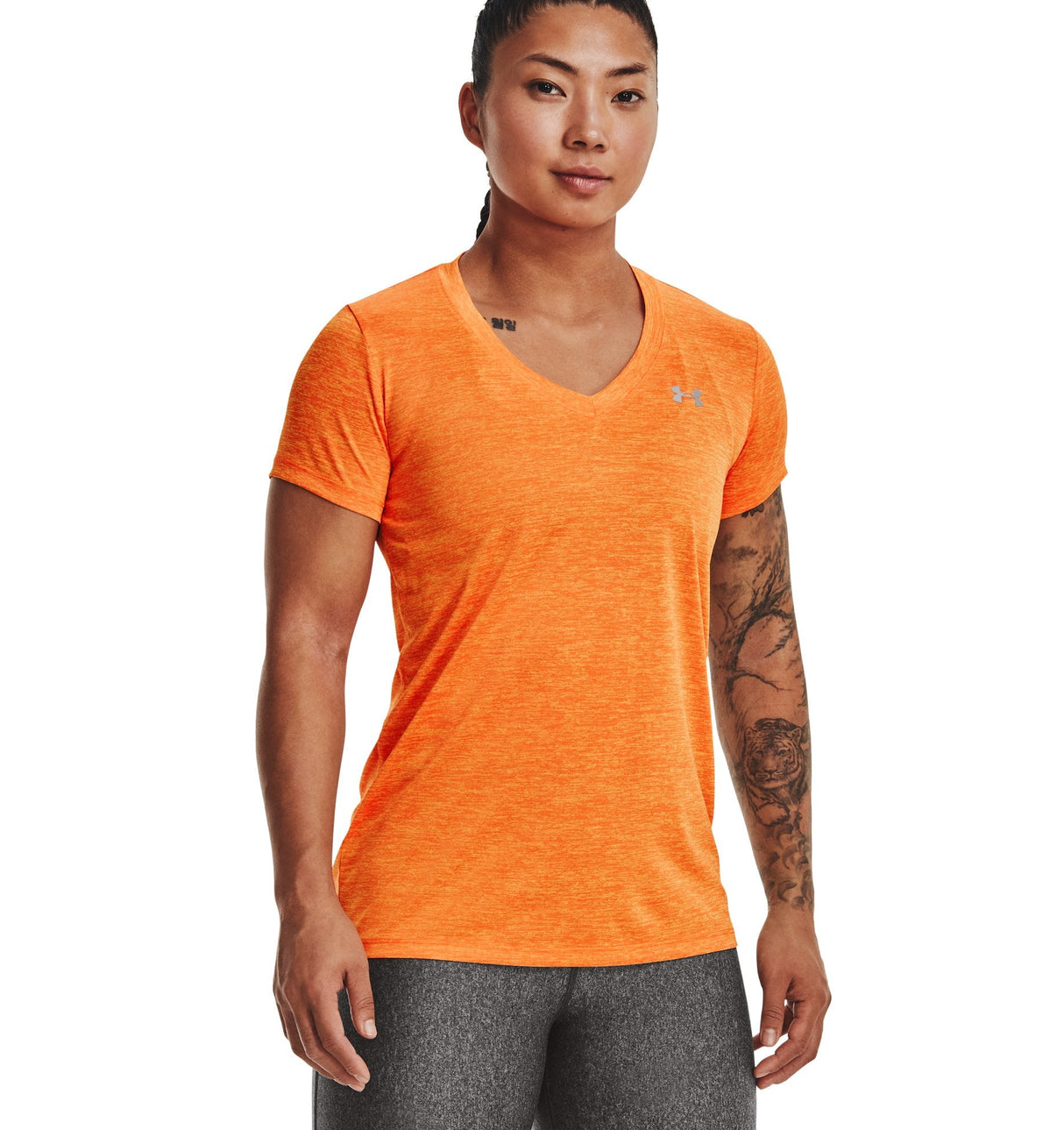 Under Armour Womens Tech Twist V-Neck Short Sleeve Shirt - Quick-Drying and Ultra-Soft