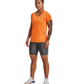 Under Armour Womens Tech Twist V-Neck Short Sleeve Shirt - Quick-Drying and Ultra-Soft