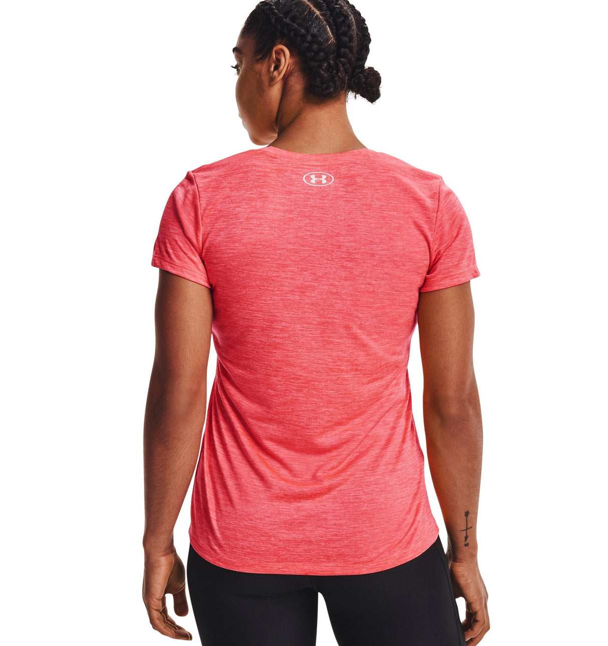 Under Armour Womens Tech Twist V-Neck Short Sleeve Shirt - Quick-Drying and Ultra-Soft