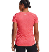 Under Armour Womens Tech Twist V-Neck Short Sleeve Shirt - Quick-Drying and Ultra-Soft