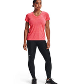 Under Armour Womens Tech Twist V-Neck Short Sleeve Shirt - Quick-Drying and Ultra-Soft