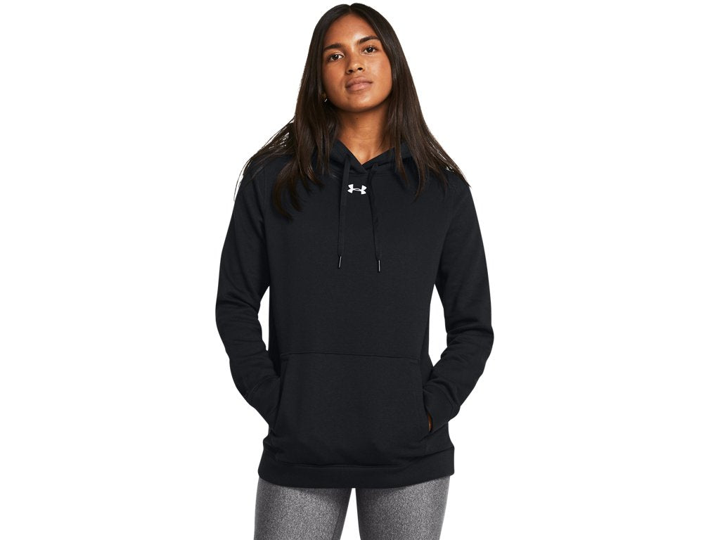 Under Armour Womens Hustle Fleece Hoodie - Ultra-Soft with Adjustable Drawcords
