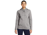 Under Armour Womens Hustle Fleece Hoodie - Ultra-Soft with Adjustable Drawcords