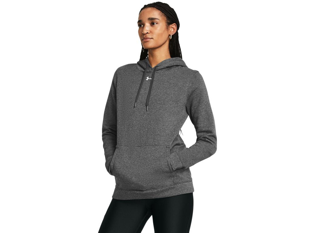 Under Armour Womens Hustle Fleece Hoodie - Ultra-Soft with Adjustable Drawcords