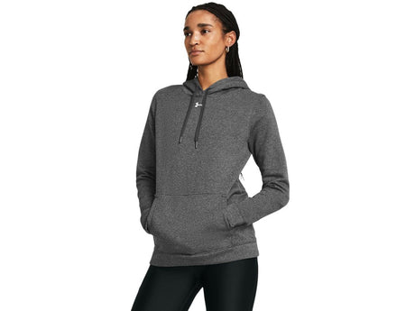 Under Armour Womens Hustle Fleece Hoodie - Ultra-Soft with Adjustable Drawcords