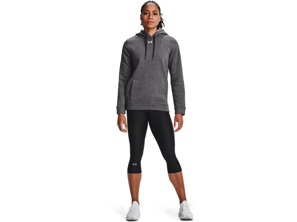 Under Armour Womens Hustle Fleece Hoodie - Ultra-Soft with Adjustable Drawcords