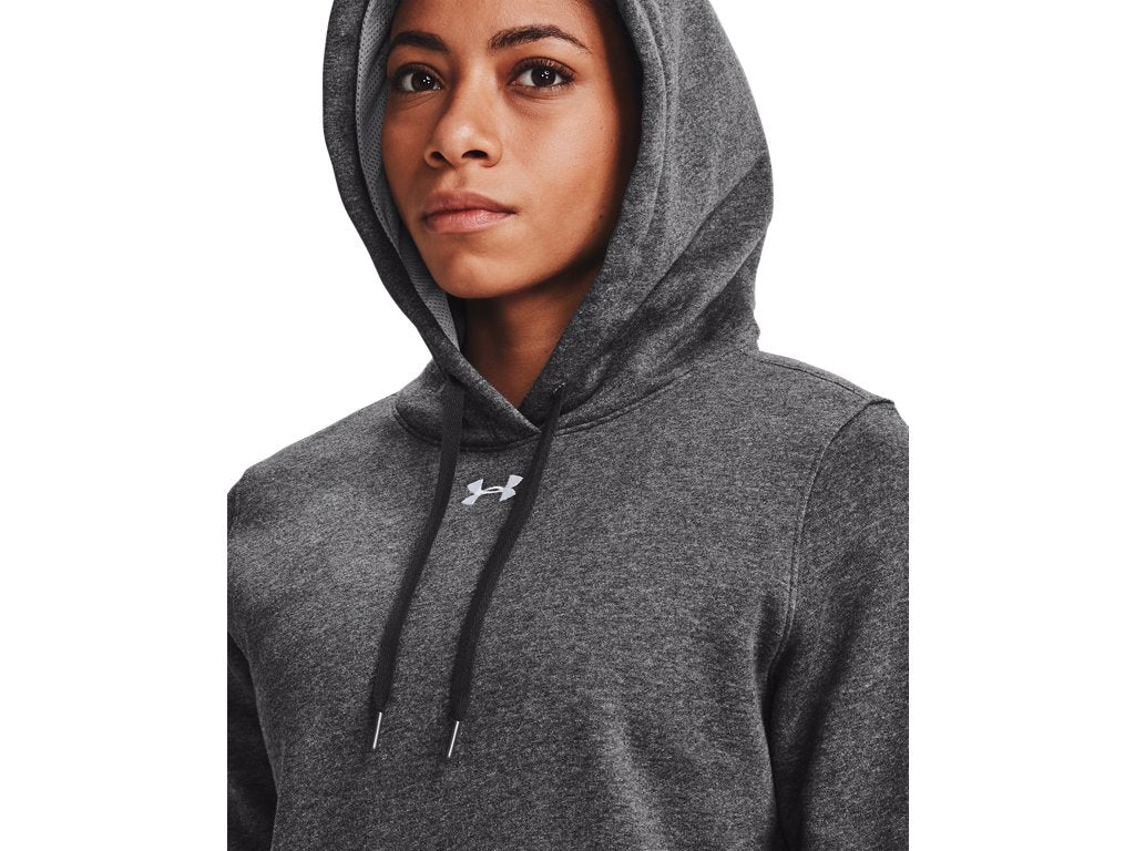 Under Armour Womens Hustle Fleece Hoodie - Ultra-Soft with Adjustable Drawcords