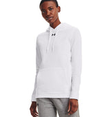 Under Armour Womens Hustle Fleece Hoodie - Ultra-Soft with Adjustable Drawcords