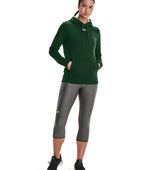 Under Armour Womens Hustle Fleece Hoodie - Ultra-Soft with Adjustable Drawcords