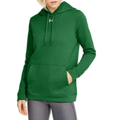 Under Armour Womens Hustle Fleece Hoodie - Ultra-Soft with Adjustable Drawcords