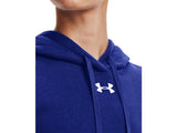 Under Armour Womens Hustle Fleece Hoodie - Ultra-Soft with Adjustable Drawcords