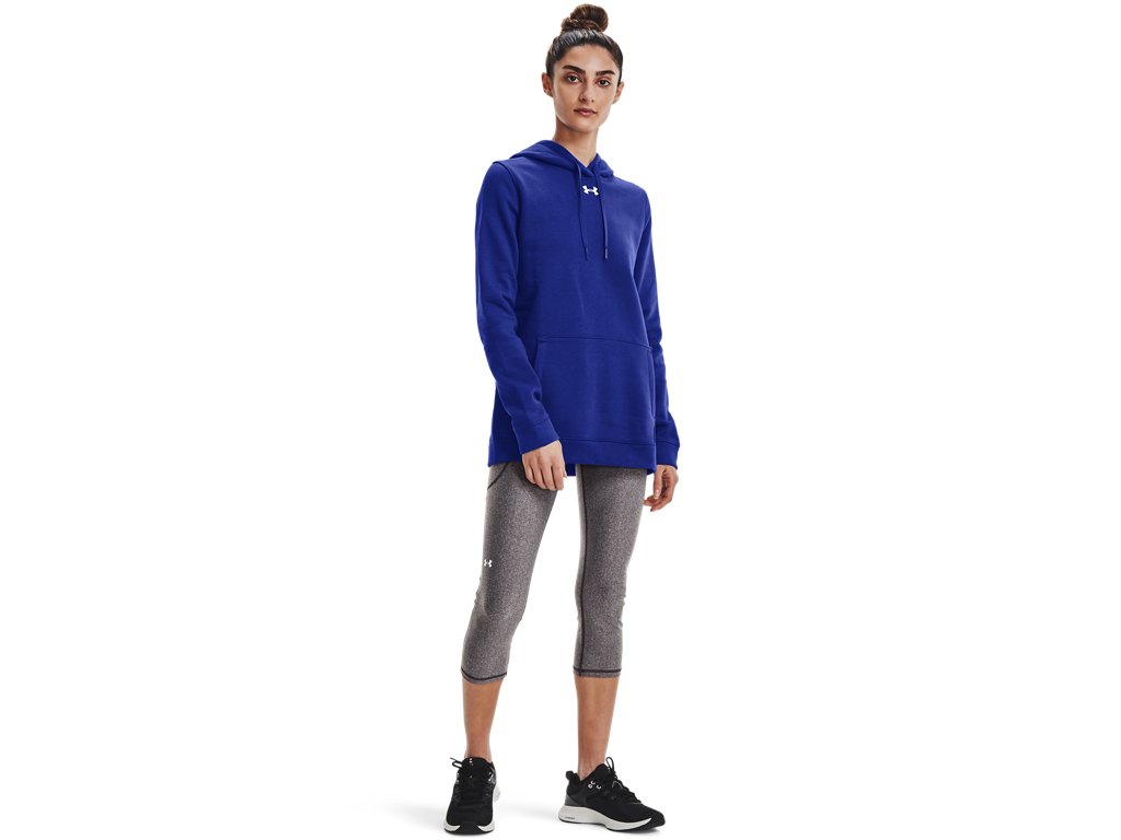 Under Armour Womens Hustle Fleece Hoodie - Ultra-Soft with Adjustable Drawcords