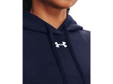Under Armour Womens Hustle Fleece Hoodie - Ultra-Soft with Adjustable Drawcords