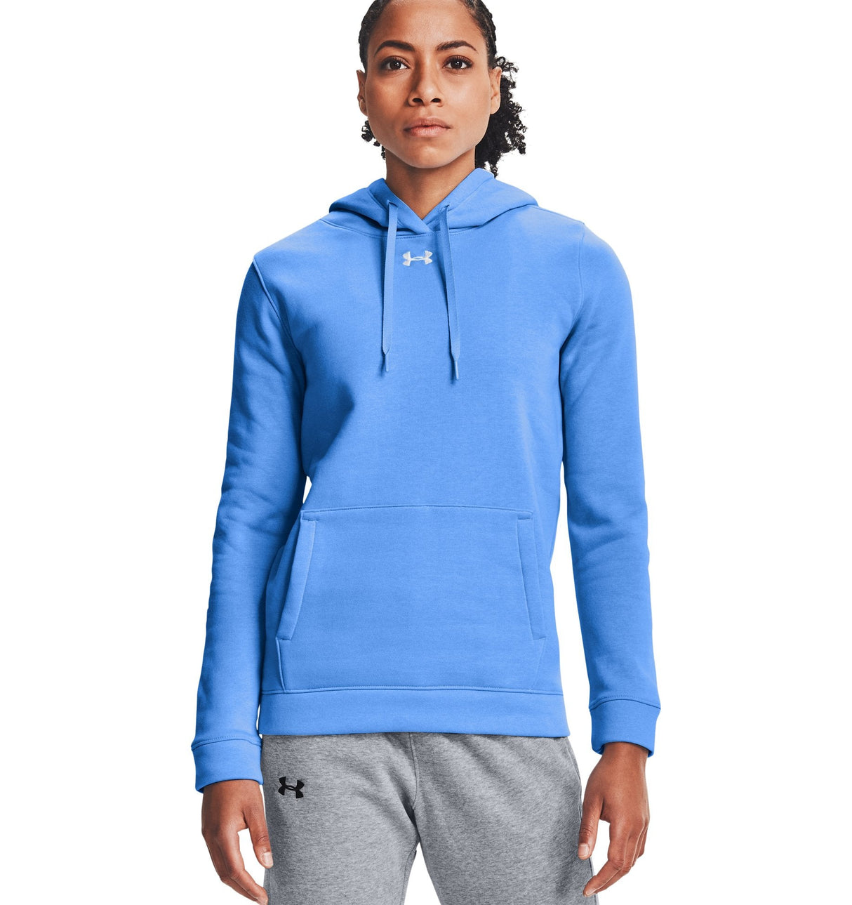 Under Armour Womens Hustle Fleece Hoodie - Ultra-Soft with Adjustable Drawcords