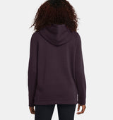 Under Armour Womens Hustle Fleece Hoodie - Ultra-Soft with Adjustable Drawcords