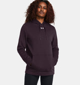 Under Armour Womens Hustle Fleece Hoodie - Ultra-Soft with Adjustable Drawcords