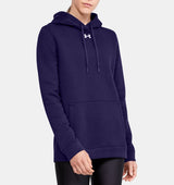 Under Armour Womens Hustle Fleece Hoodie - Ultra-Soft with Adjustable Drawcords