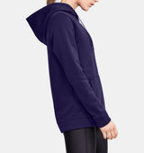 Under Armour Womens Hustle Fleece Hoodie - Ultra-Soft with Adjustable Drawcords