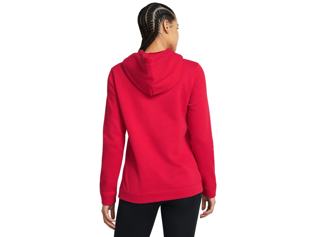 Under Armour Womens Hustle Fleece Hoodie - Ultra-Soft with Adjustable Drawcords