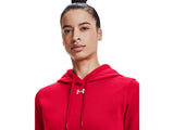 Under Armour Womens Hustle Fleece Hoodie - Ultra-Soft with Adjustable Drawcords