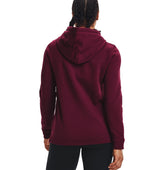 Under Armour Womens Hustle Fleece Hoodie - Ultra-Soft with Adjustable Drawcords