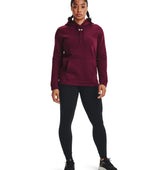 Under Armour Womens Hustle Fleece Hoodie - Ultra-Soft with Adjustable Drawcords