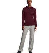 Under Armour Womens Hustle Fleece Hoodie - Ultra-Soft with Adjustable Drawcords