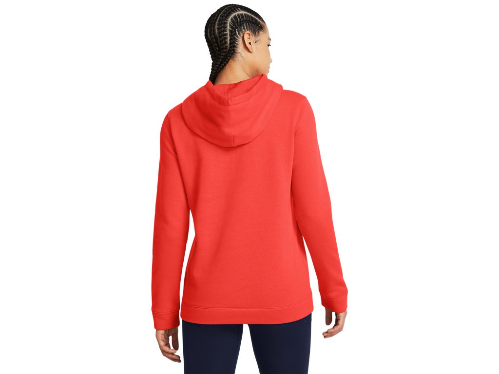 Under Armour Womens Hustle Fleece Hoodie - Ultra-Soft with Adjustable Drawcords