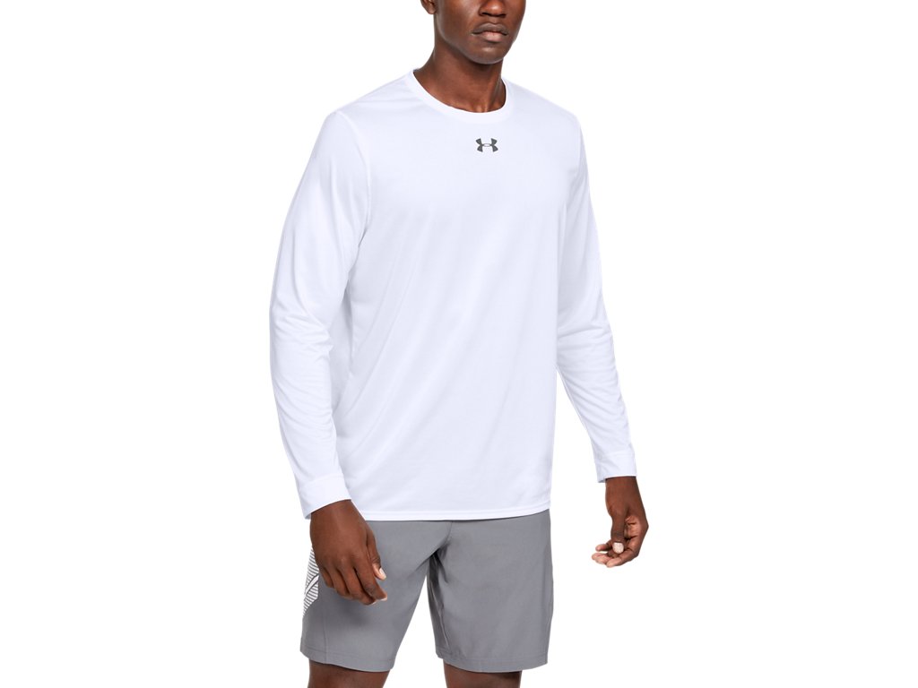 Under Armour Mens Locker 2.0 Long Sleeve Shirt - Quick-Drying Tech Fabric