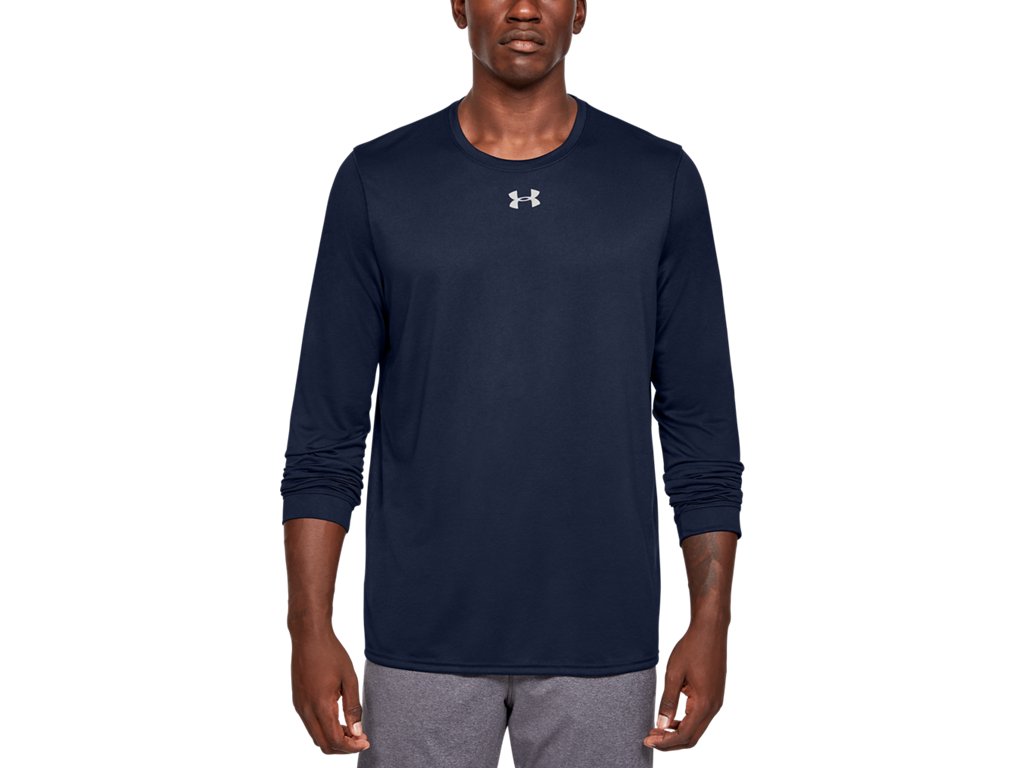 Under Armour Mens Locker 2.0 Long Sleeve Shirt - Quick-Drying Tech Fabric