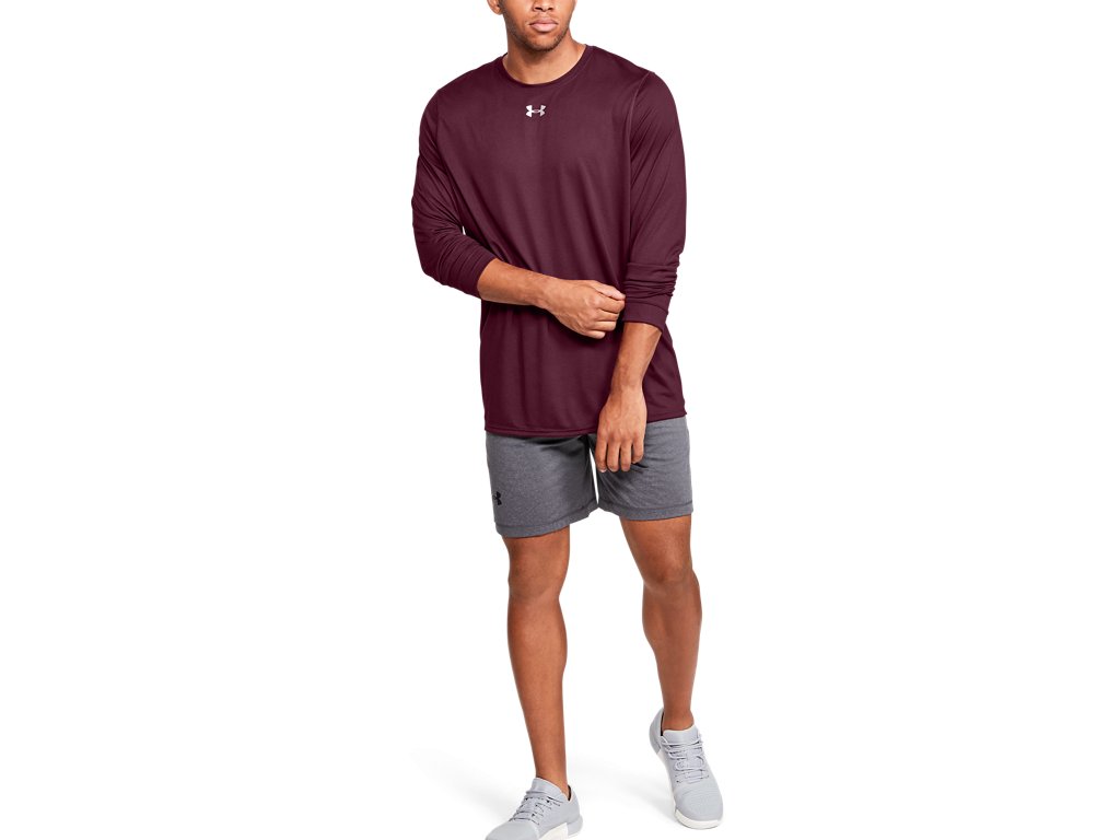 Under Armour Mens Locker 2.0 Long Sleeve Shirt - Quick-Drying Tech Fabric