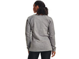 Under Armour Womens Hustle Fleece Crew Apparel - 4-Way Stretch Material