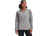 Under Armour Womens Hustle Fleece Crew Apparel - 4-Way Stretch Material