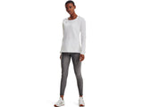 Under Armour Womens Hustle Fleece Crew Apparel - 4-Way Stretch Material