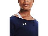 Under Armour Womens Hustle Fleece Crew Apparel - 4-Way Stretch Material