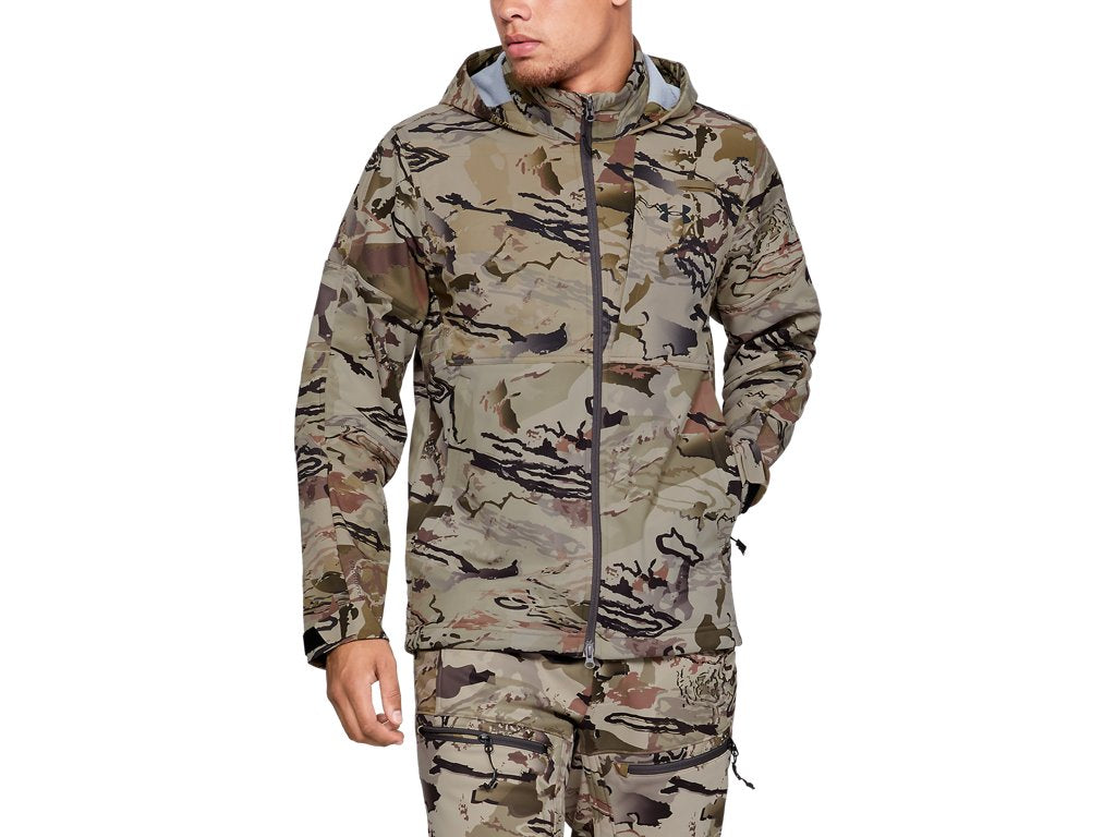 Under Armour Mens Ridge Reaper Infil Ops Windstopper Jacket - Breathable and Windproof
