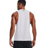 Under Armour Mens Left Chest Cut-Off Tank - Quick-Drying