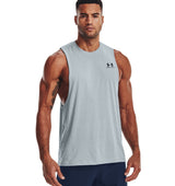 Under Armour Mens Left Chest Cut-Off Tank - Quick-Drying