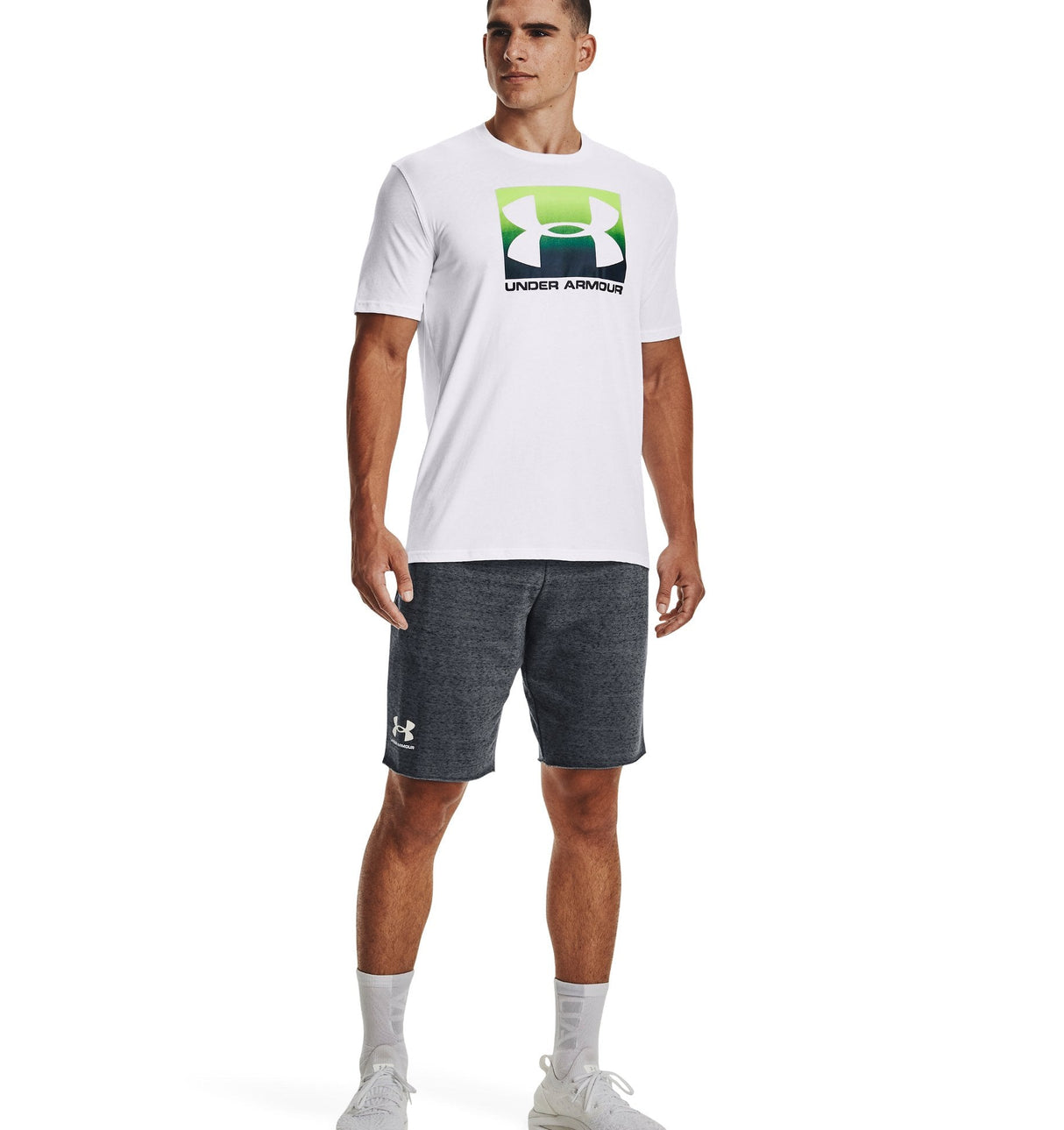 Under Armour Mens Boxed Short Sleeve T-Shirt - Quick-Drying Cotton Blend