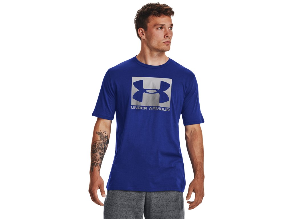 Under Armour Mens Boxed Short Sleeve T-Shirt - Quick-Drying Cotton Blend