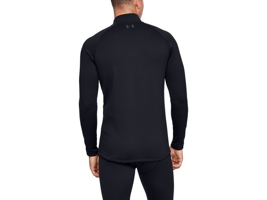 Under Armour Mens Base 4.0 One Quarter Zip Extreme Baselayer - Scent Control Technology