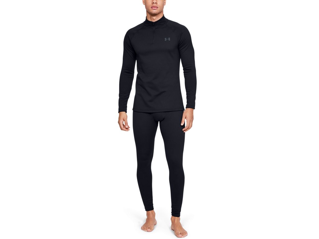 Under Armour Mens Base 4.0 One Quarter Zip Extreme Baselayer - Scent Control Technology