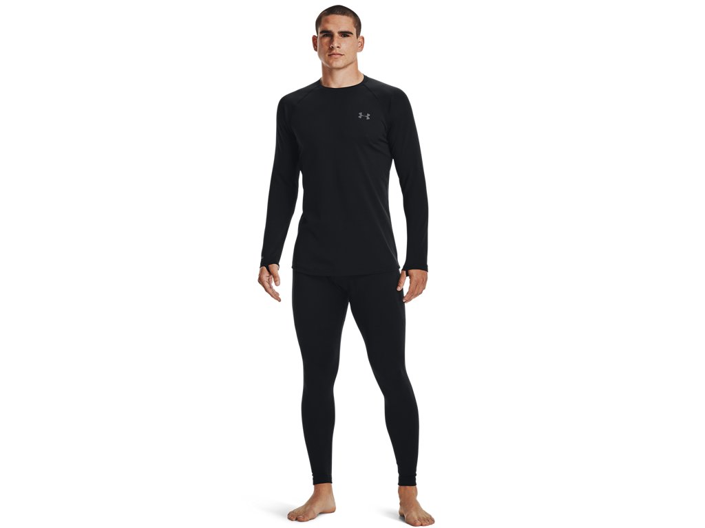 Under Armour Mens Base 3.0 Crew Long Sleeve - Cold Weather Performance Baselayer
