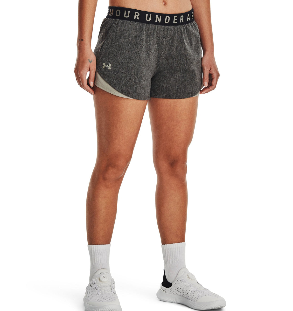 Under Armour Womens Play Up 3.0 Twist Shorts - Sweat-Wicking Apparel