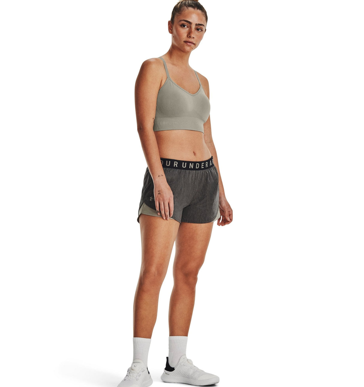 Under Armour Womens Play Up 3.0 Twist Shorts - Sweat-Wicking Apparel