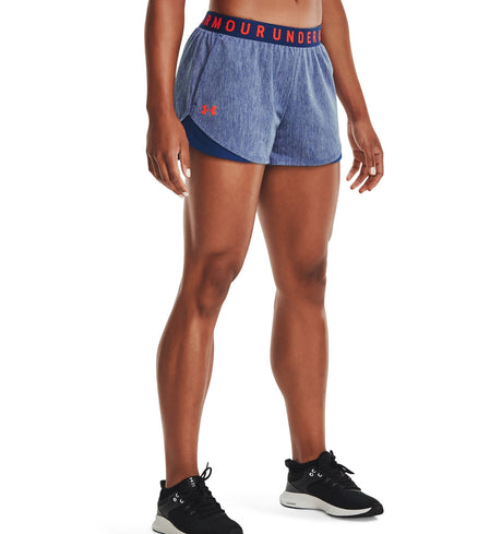 Under Armour Womens Play Up 3.0 Twist Shorts - Sweat-Wicking Apparel